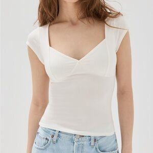 NWT Reformation Brielle Knit Top, Medium